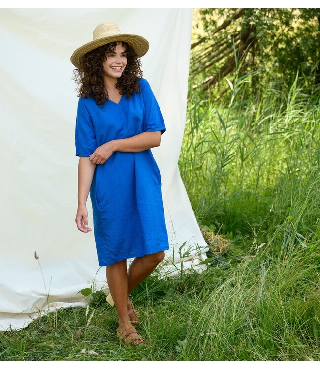 Fos Amsterdam Linde Dress Cobalt