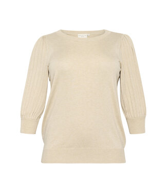 Kaffe Curve Kaffe Curve Loni 1/2 Sleeve Pullover Feather Gray