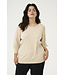Kaffe Curve Loni 1/2 Sleeve Pullover Feather Gray