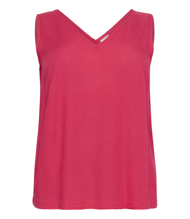 Kaffe Curve Mille Top Raspberry