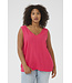 Kaffe Curve Mille Top Raspberry