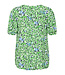 Kaffe Curve Mina Green Flower Printblouse
