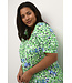 Kaffe Curve Mina Green Flower Printblouse