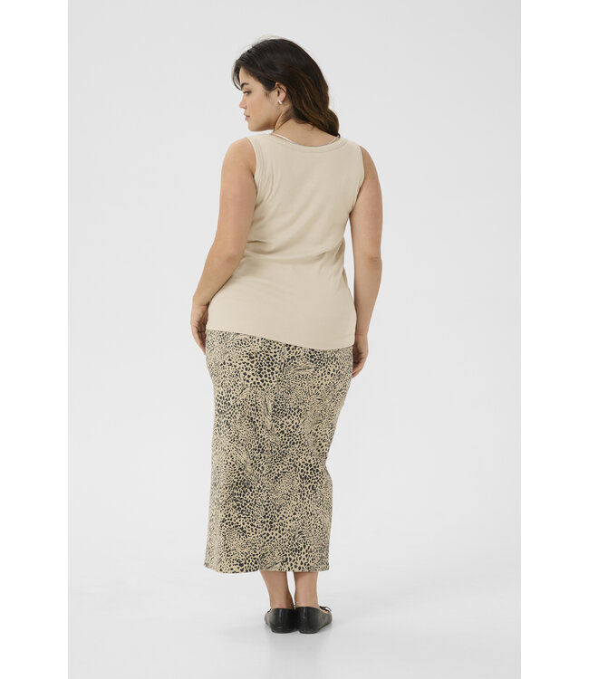 Kaffe Curve Carina Tank Top Feather Gray