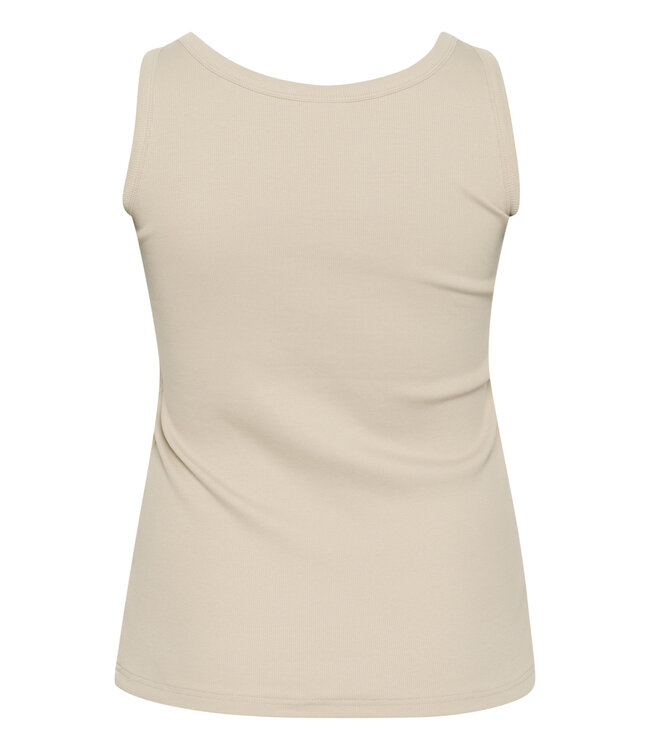 Kaffe Curve Carina Tank Top Feather Gray