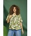 Zhenzi Macy Blouson Palm Leaf