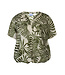 Zhenzi Zhenzi Macy Blouson Palm Leaf