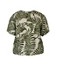 Zhenzi Macy Blouson Palm Leaf
