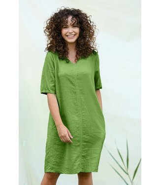 Fos Amsterdam Fos Amsterdam Linde Dress Appelgroen