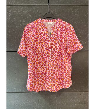Only Carmakoma Only Carmakoma Thyra Top Pink Leo