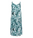 Kaffe Curve Julia Dress Teal Leopard