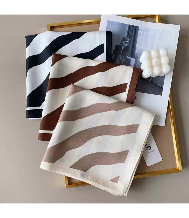 Trend Scarf Zebra Taupe