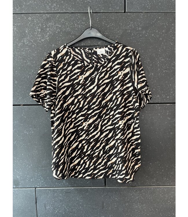 Only Carmakoma Vica Top Dirifting Zebra