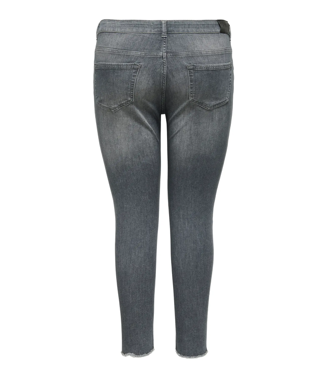 Only Carmakoma Willy Jeans Dark Grey Destroyed