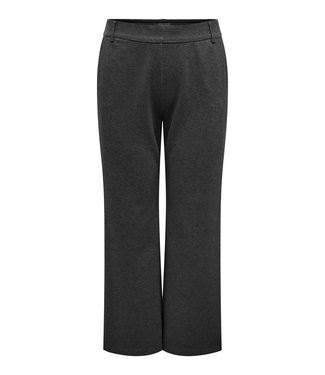 Only Carmakoma Only Carmakoma Goldtrash Straight Pants Dark Grey Melange