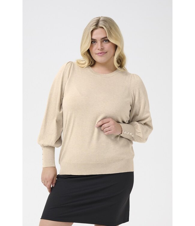 Kaffe Curve Lizzy Pullover Feather Gray