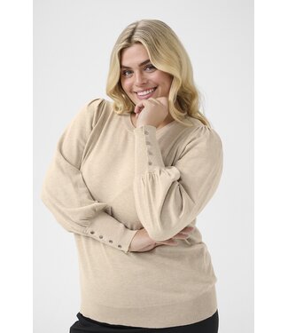 Kaffe Curve Kaffe Curve Lizzy Pullover Feather Gray