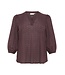 Kaffe Curve Maia Blouse Fudge