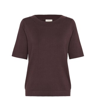 Kaffe Kaffe Lizza Boatneck Pullover Fudge