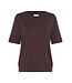 Kaffe Kaffe Lizza Boatneck Pullover Fudge