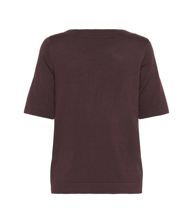 Kaffe Lizza Boatneck Pullover Fudge