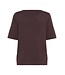 Kaffe Lizza Boatneck Pullover Fudge