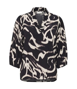 Kaffe Kaffe Martha Frill Blouse Nature