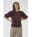 Kaffe Regina Pleat Pullover Fudge Glam