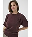 Kaffe Regina Pleat Pullover Fudge Glam