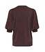 Kaffe Regina Pleat Pullover Fudge Glam