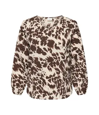 Only Carmakoma Only Carmakoma Vica Blouse Splassed Cow