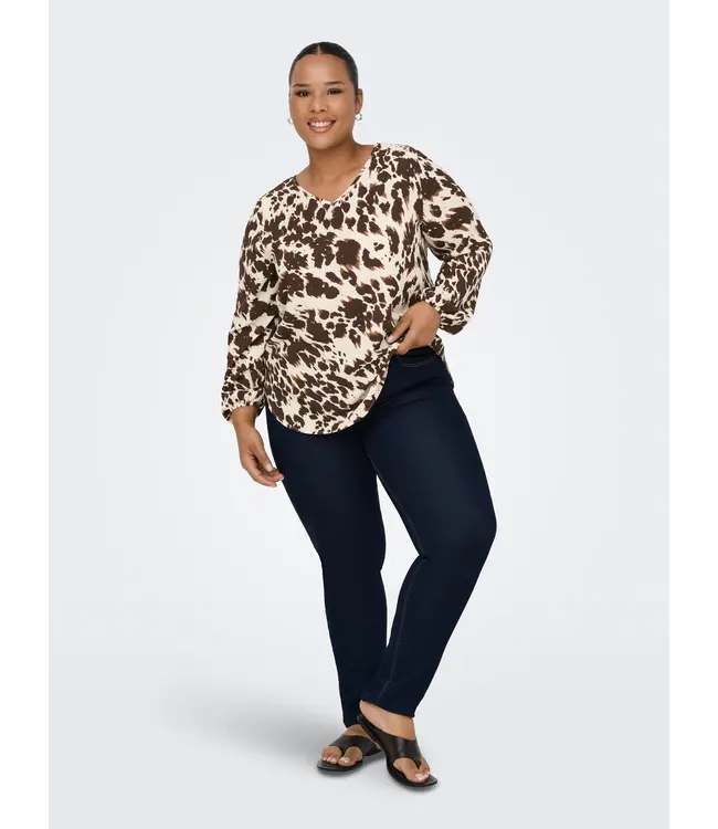 Only Carmakoma Vica Blouse Splassed Cow
