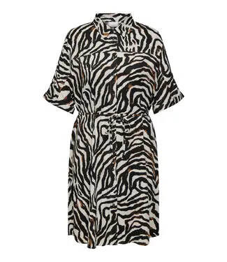 Only Carmakoma Only Carmakoma Alberta Shirt Dress  Zebra