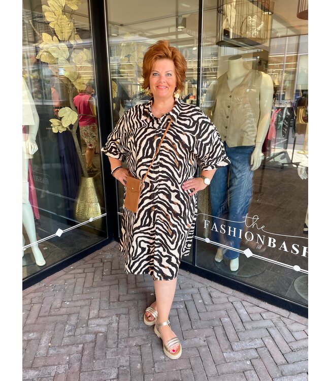Only Carmakoma Alberta Shirt Dress  Zebra