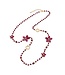 Ketting Dark Red Flowers