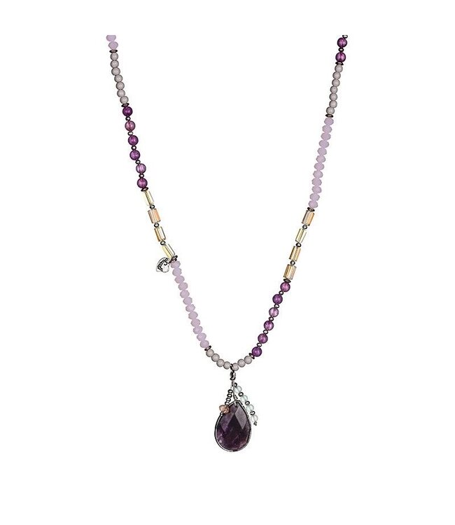Ketting Dark Purple Drop
