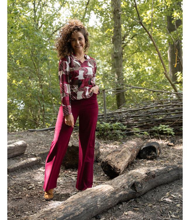 Fos Amsterdam Bentha Pants Bordeaux