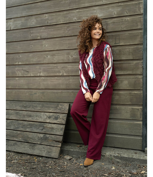 Fos Amsterdam Bentha Pants Bordeaux