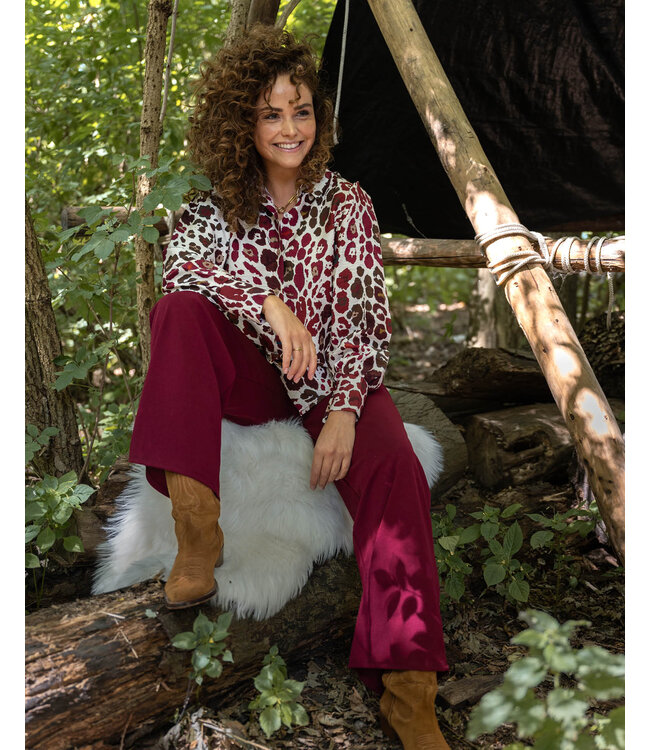 Fos Amsterdam Evita Blouse Bordeaux