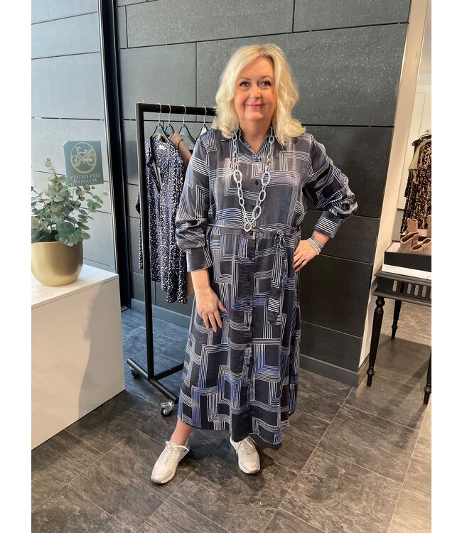 Yest Curve Florence Dress Dark Navy