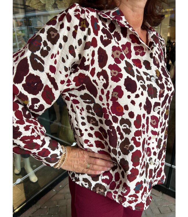 Fos Amsterdam Evita Blouse Bordeaux