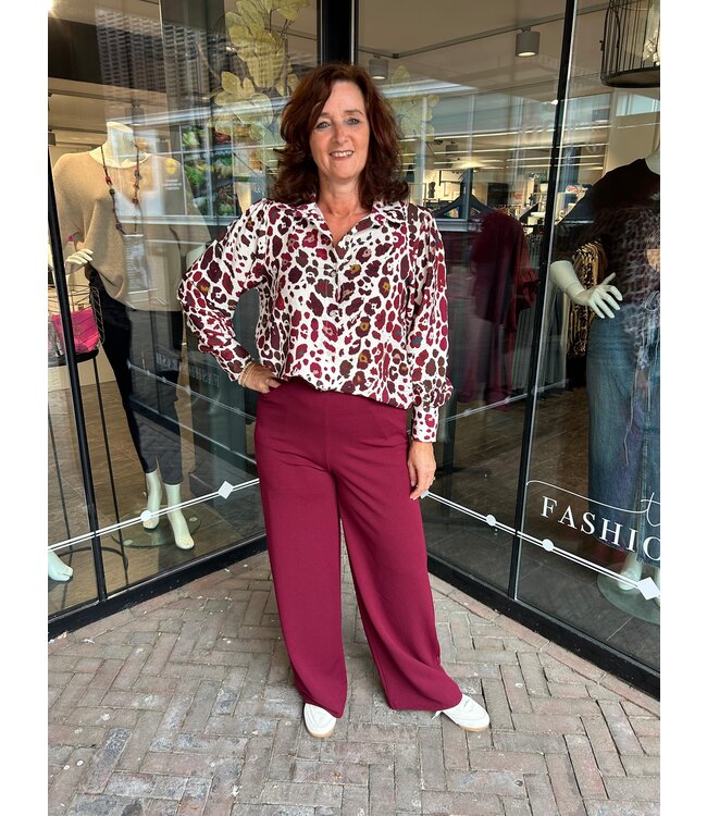 Fos Amsterdam Bentha Pants Bordeaux