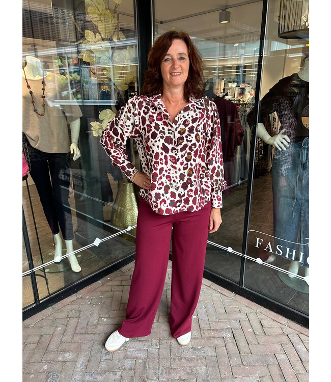 Fos Amsterdam Bentha Pants Bordeaux