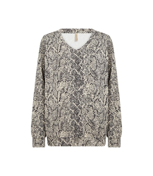 Soya Concept Violet Pullover Cream Combi