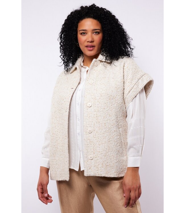 Exxcellent Della Gilet Ecru