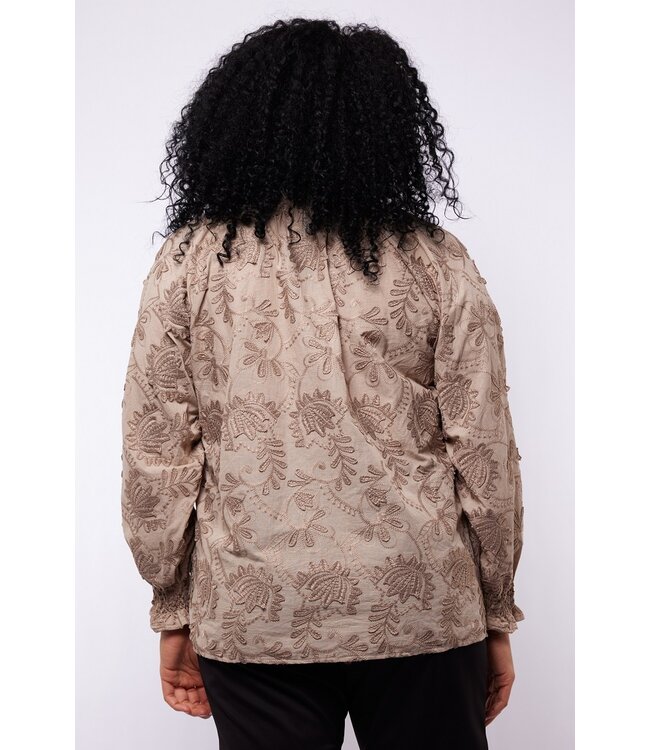 Exxcellent Emmeline Blouse Moon Rock