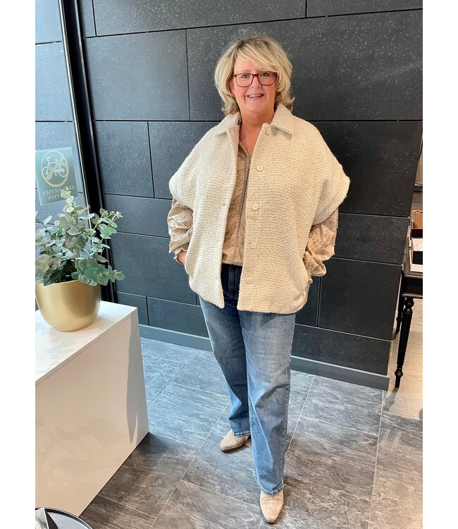 Exxcellent Della Gilet Ecru