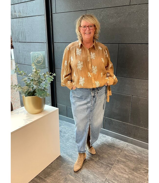 Only Carmakoma Gianna Jeans Skirt