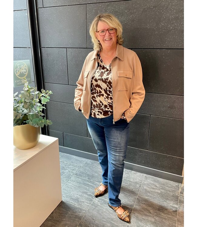 Yest Curve Vince Jacket Cashew Brown