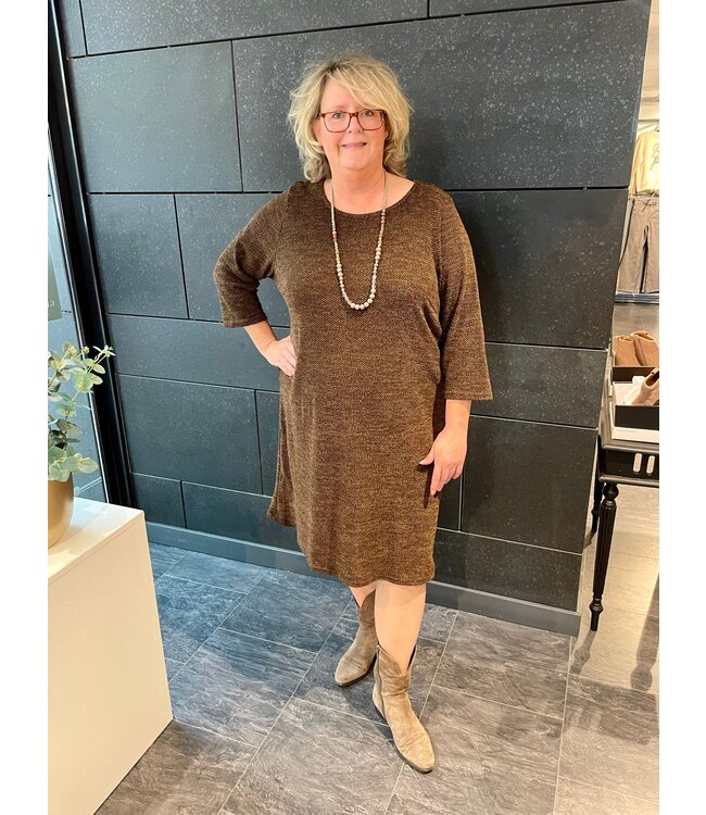 Only Carmakoma Martha Dress Dark Earth